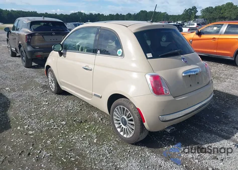 2012 Fiat 500 Lounge from USA, damaged, VIN 3C3CFFCR6CT122883